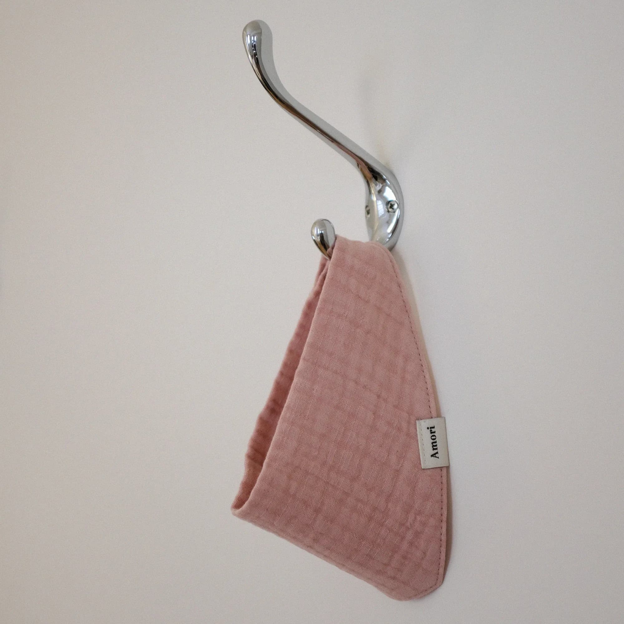 GAUZE SCARF BIB 로즈핑크