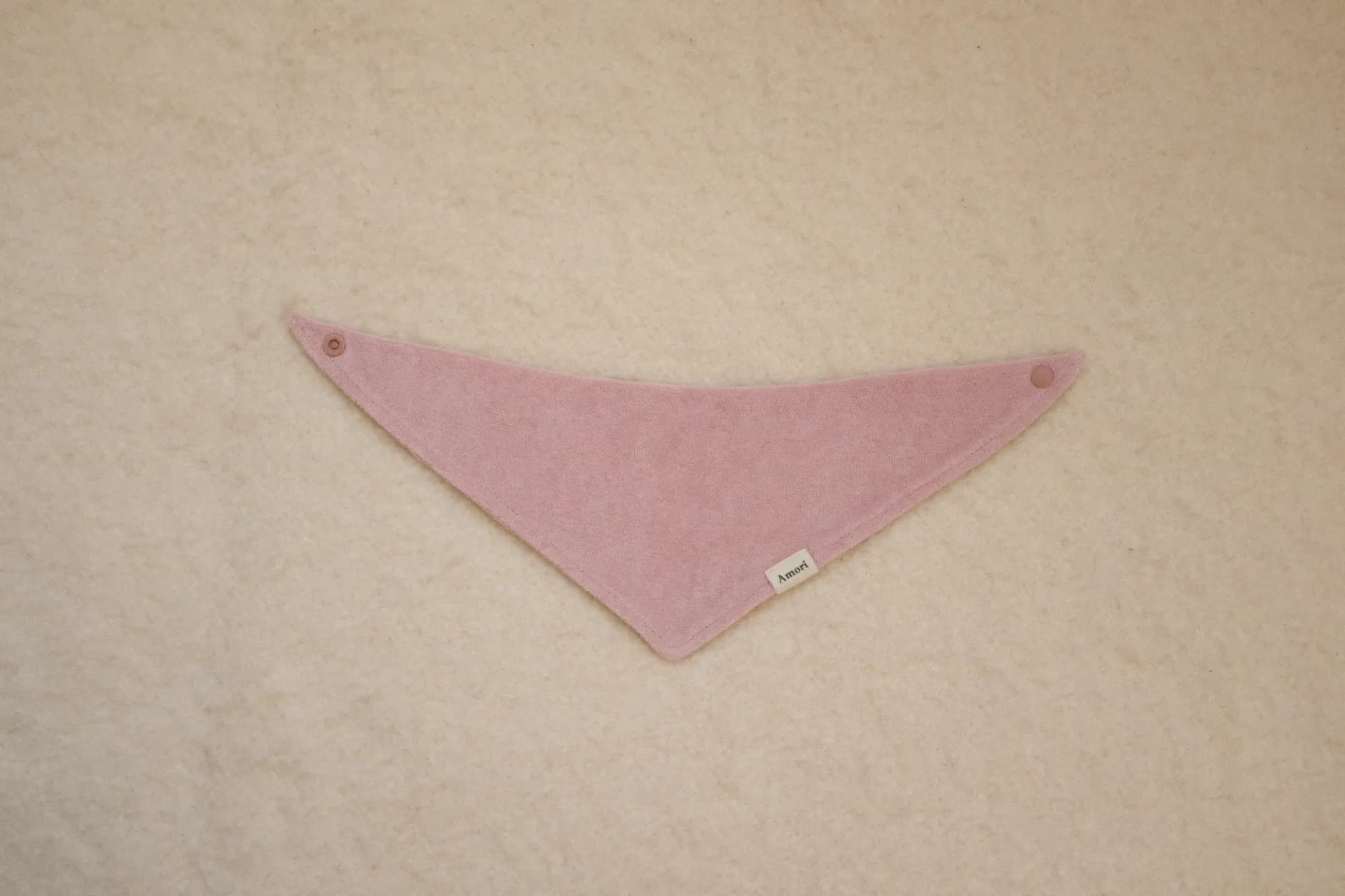 TERRY SCARF BIB Lilac