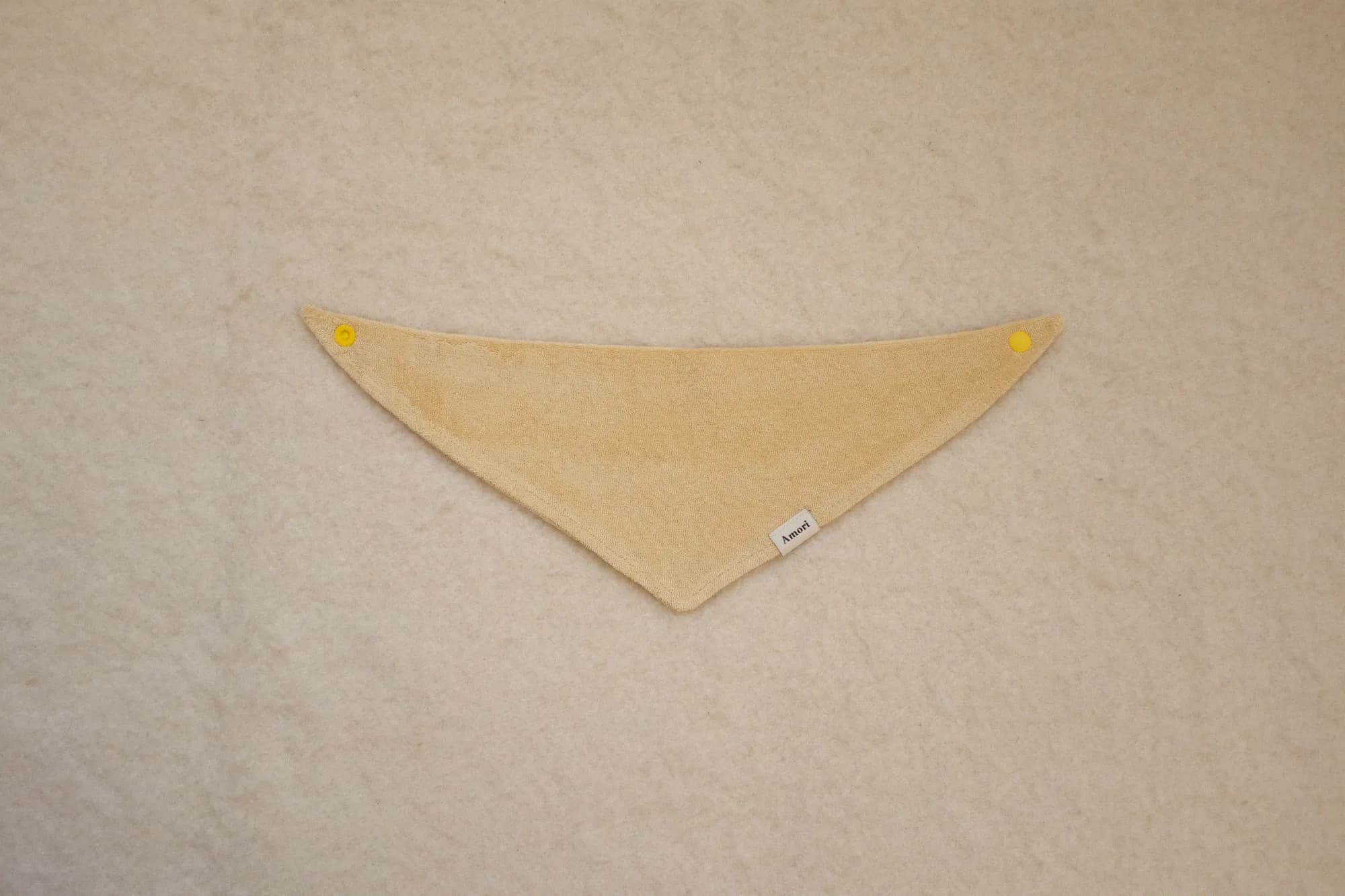 TERRY SCARF BIB Yellow